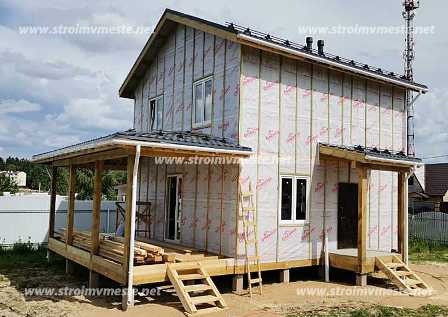 Дома из каркасных панелей: быстрое и удобное строительство загородного дома