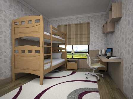 Двухярусные кровати: рациональное использование пространства в детской комнате
