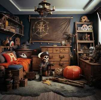Комфорт и веселье: детская комната в стиле Пиратов