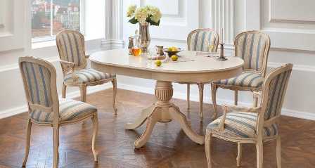 Обеденные столы: выбор для семейных ужинов и приемов гостей